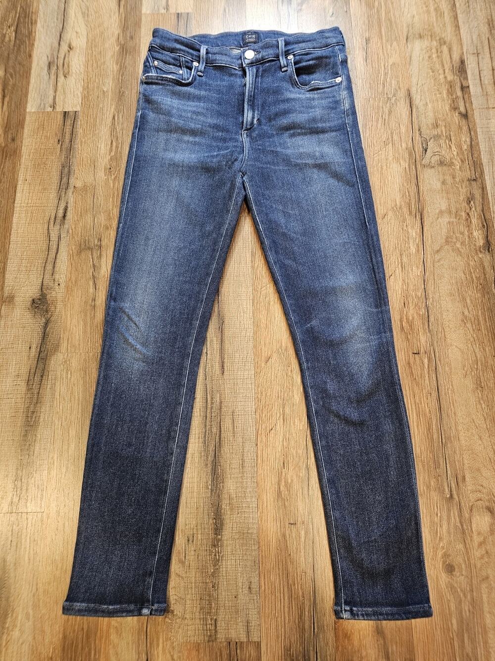 Citizens of Humanity Rocket Crop Mid Rise Skinny Jeans Blue‎ Women's Size 28